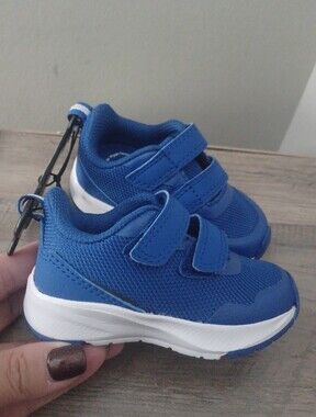 Athletic Works Blue Mesh Sneakers Sz 3